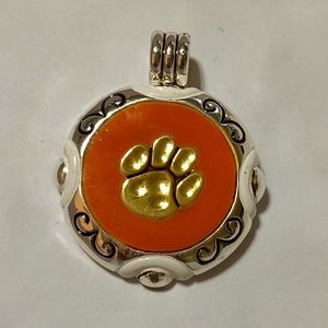 Best Clemson Tigers Pendant Charm Silver Gold Tone Chunky